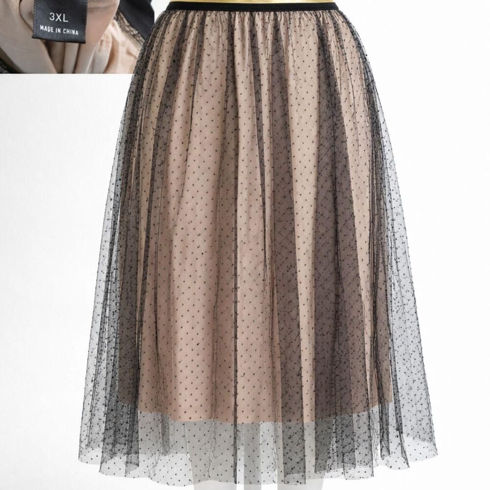 Shein-curve-plus Women's multi Skirt